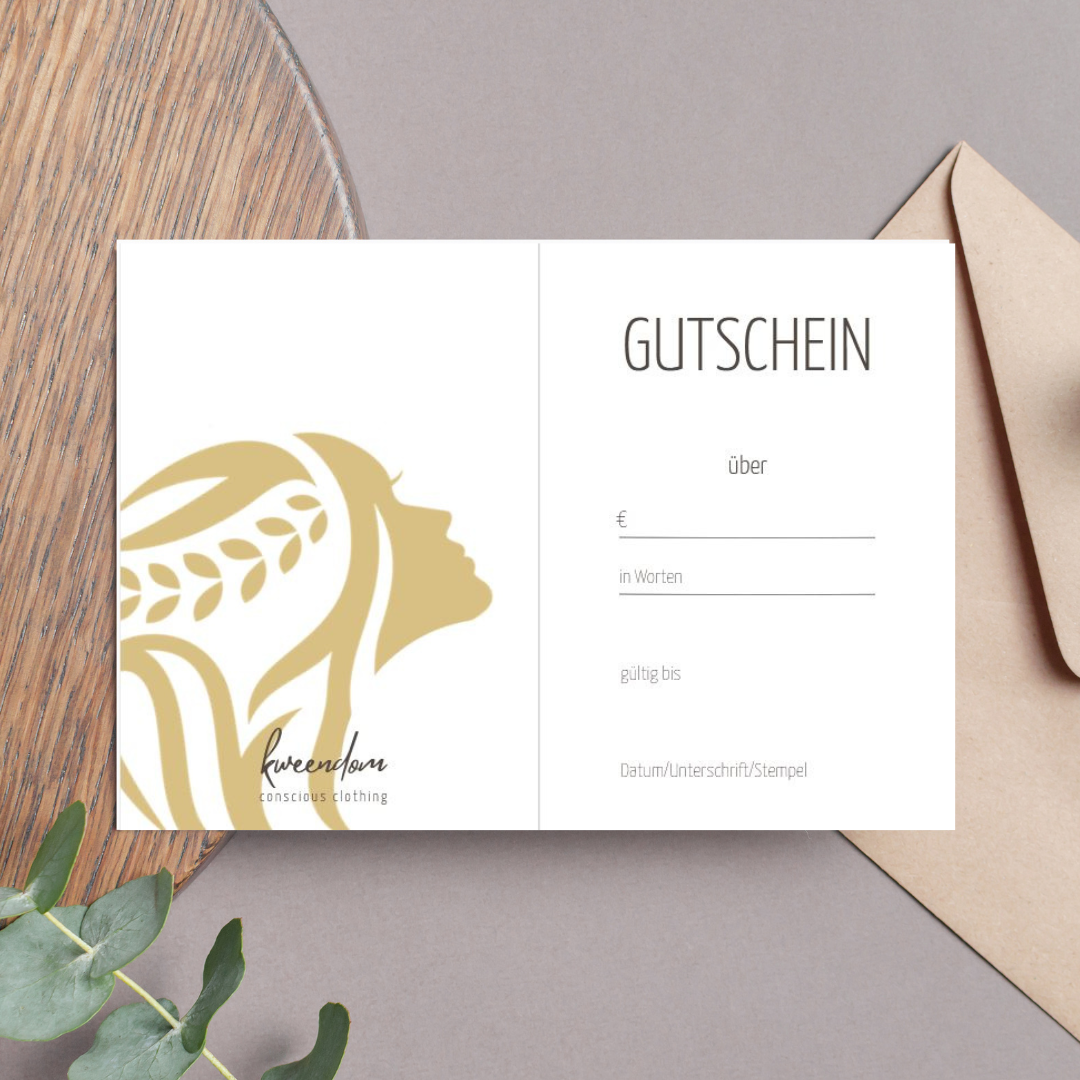 Geschenkgutschein Verpackung per Post