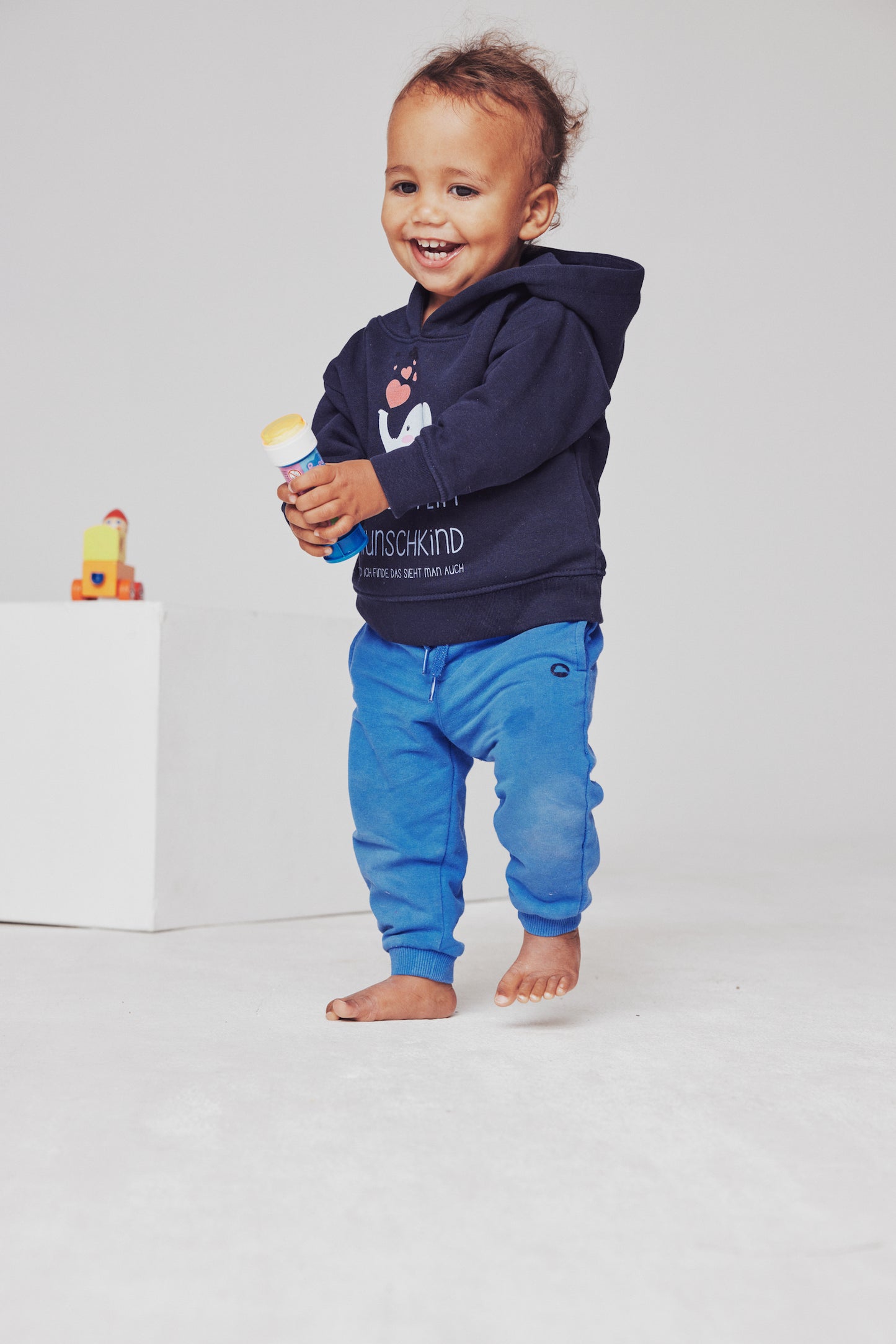 Baby Hoodie "Ich bin ein Wunschkind" Unisex