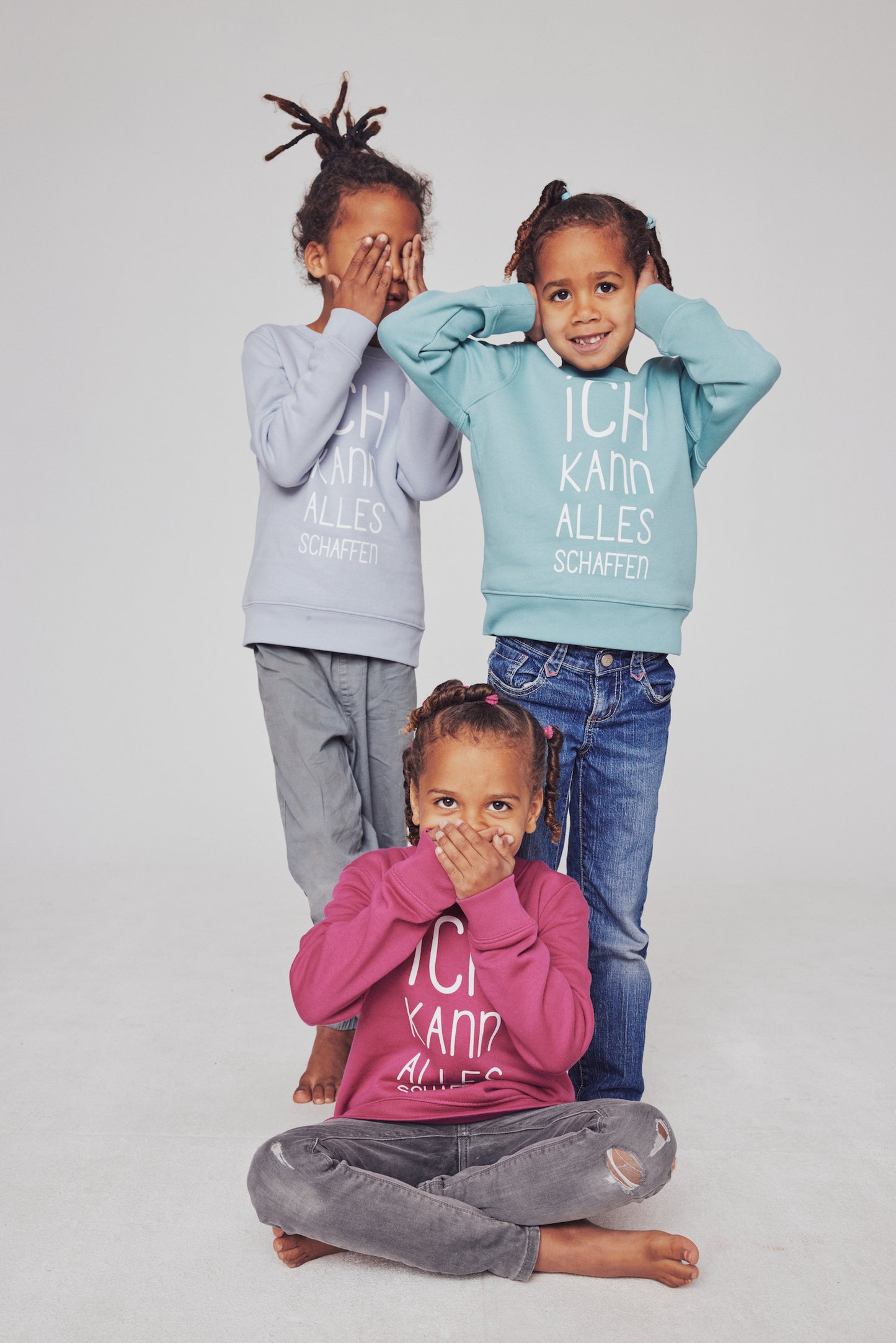 Kinder Sweatshirt "Ich kann Alles schaffen" Unisex