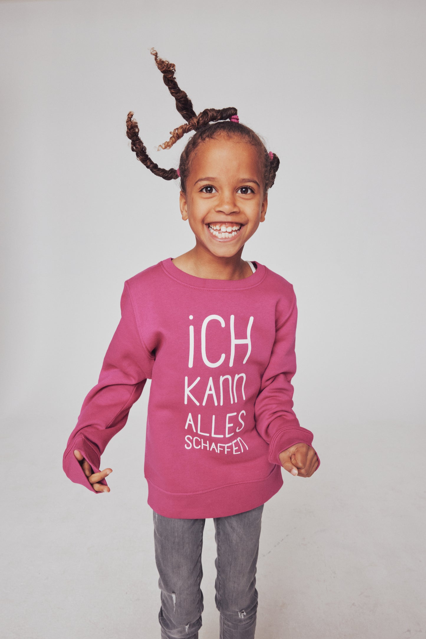 Kinder Sweatshirt "Ich kann Alles schaffen" Unisex